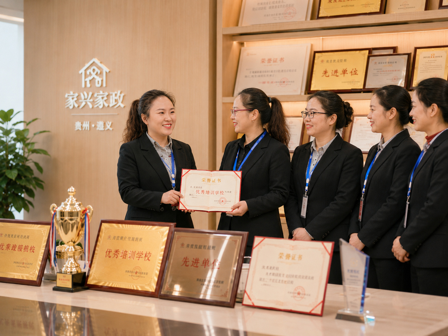 家兴家政荣誉与证书展示