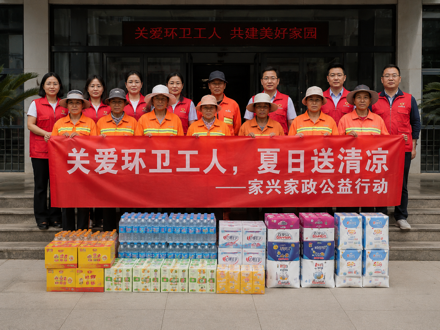 关爱环卫工人公益行动